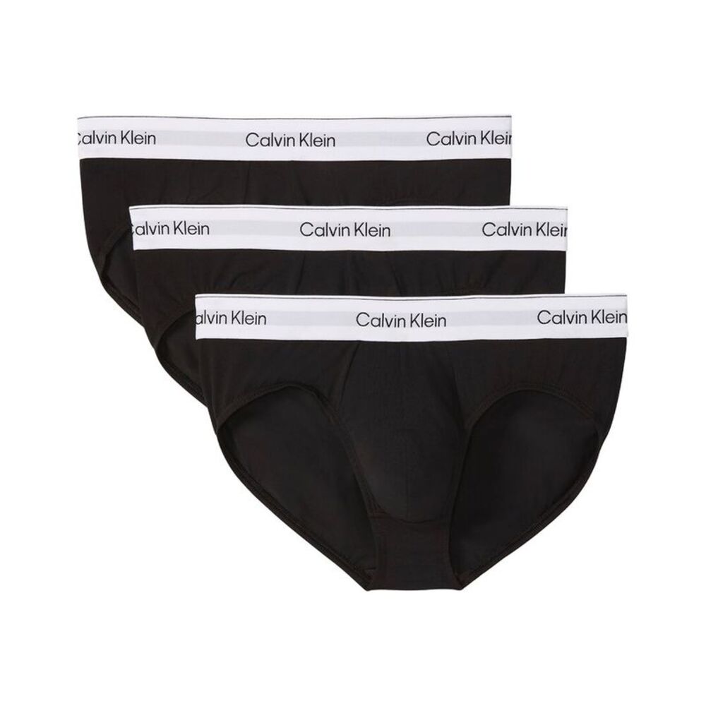 Calvin Klein Mens  Brief 3-Pack, Black